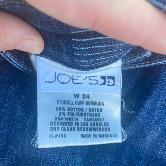 Joe’s jeans roll cuff Bermuda shorts size 24 00 - Picture 4 of 5